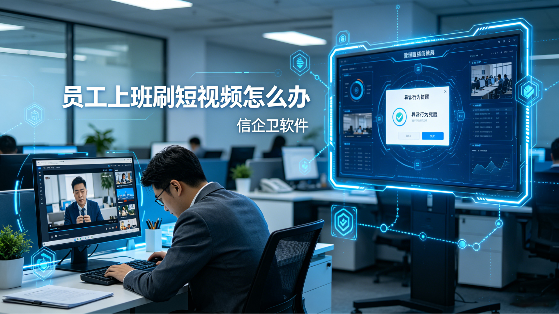 员工上班刷短视频怎么办？上网行为监控软件精准限制娱乐行为，专注工作时间！