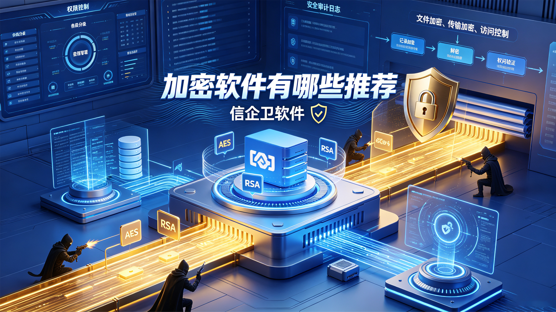 加密软件有哪些推荐？盘点4款企业级透明加密软件系统，精选分享