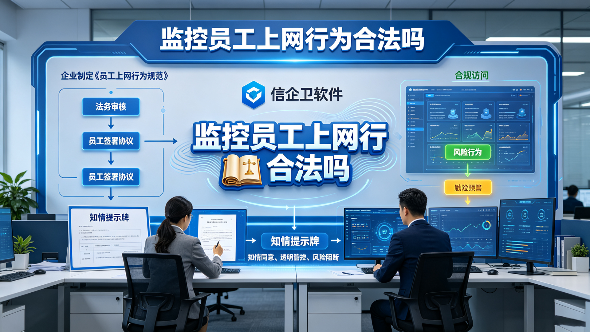 监控员工上网行为合法吗？企业如何合法监控员工？分享三个常用的监控方法