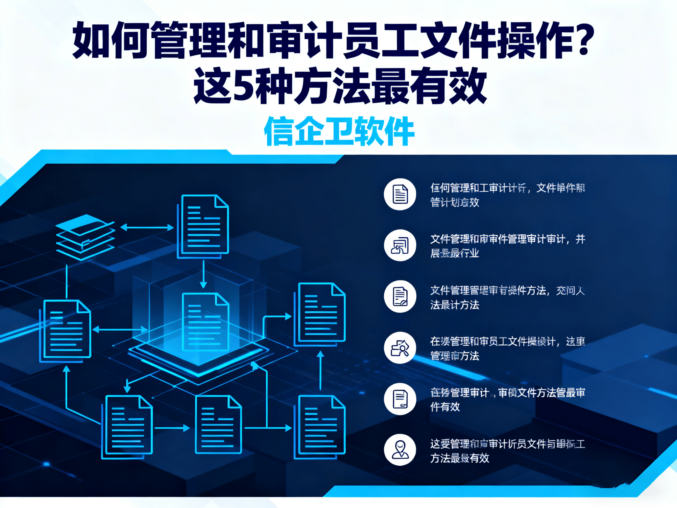 如何管理和审计员工文件操作？这5种方法最有效
