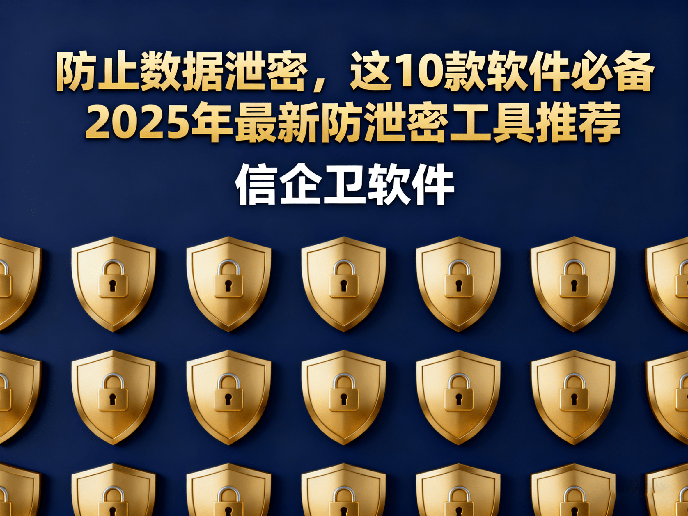 防止数据泄密，这10款软件必备2025年最新防泄密软件推荐