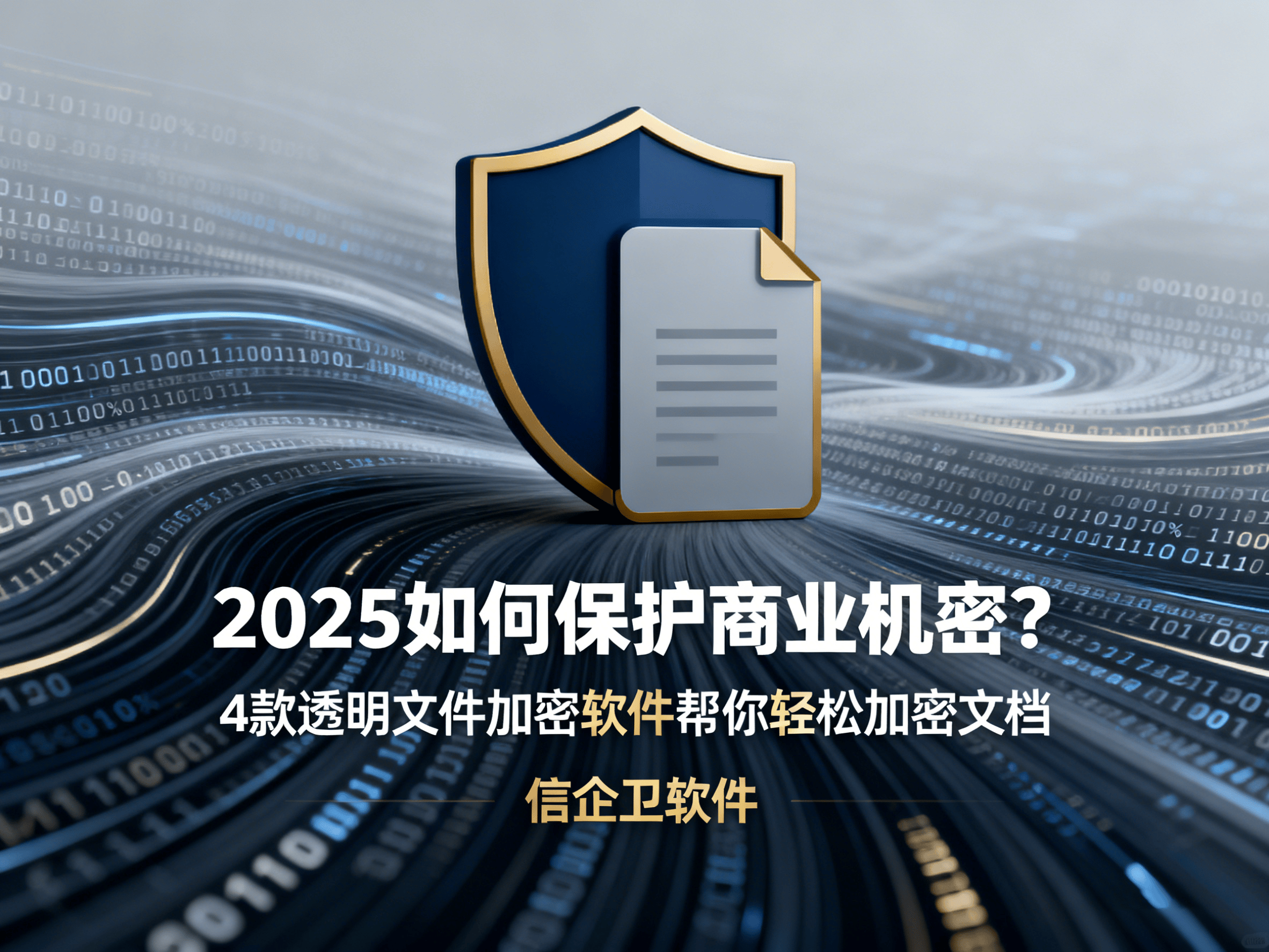 2025如何保护商业机密？4款透明文件加密软件帮你轻松加密文档