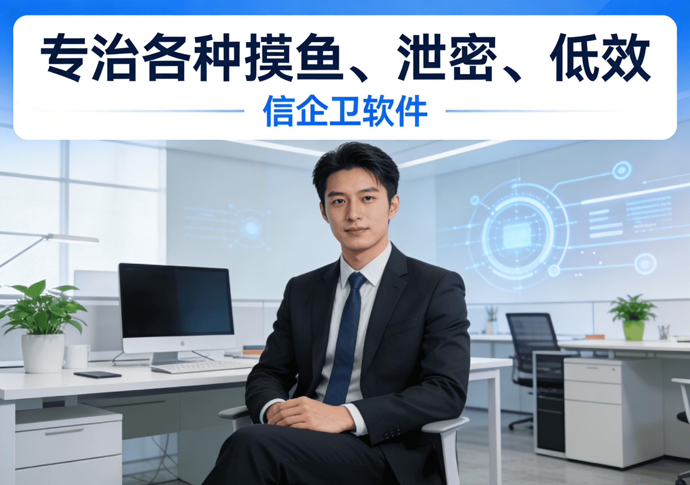 信企卫防泄密软件，老板的隐形保镖，专治员工摸鱼防泄密 