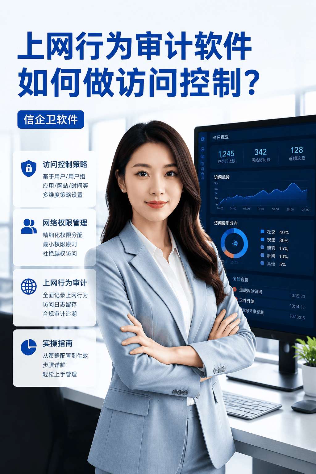 上网行为审计软件如何做访问控制？网络权限管理方法，实操指南整理