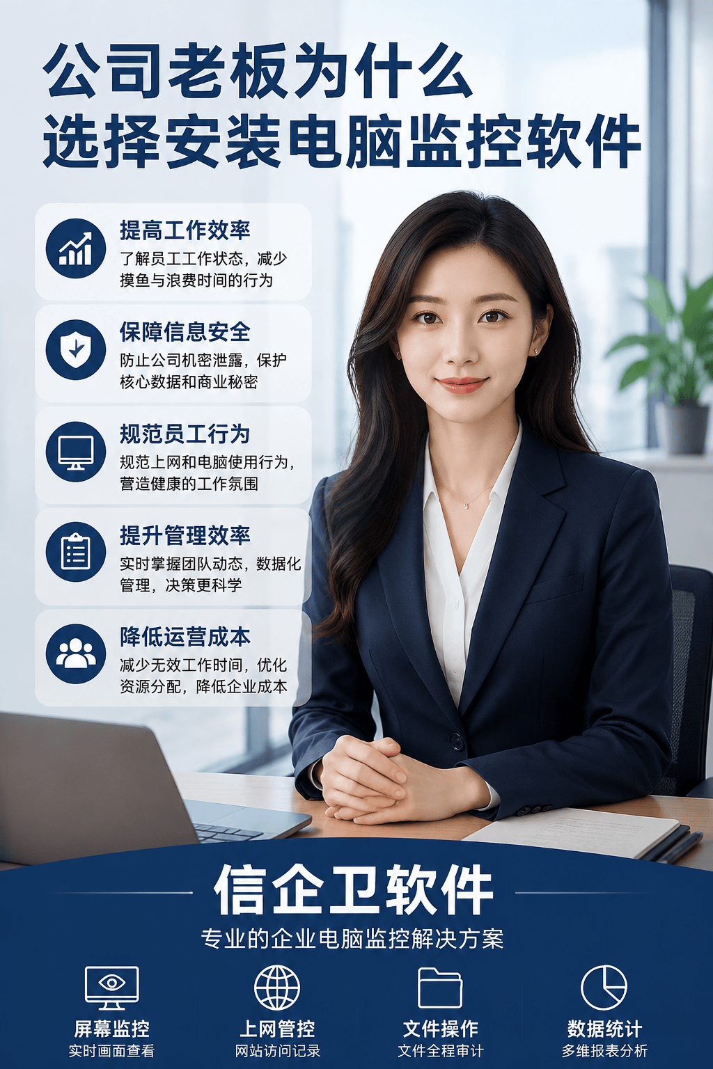 公司老板为什么选择安装电脑监控软件？10分钟生成员工行为分析报告