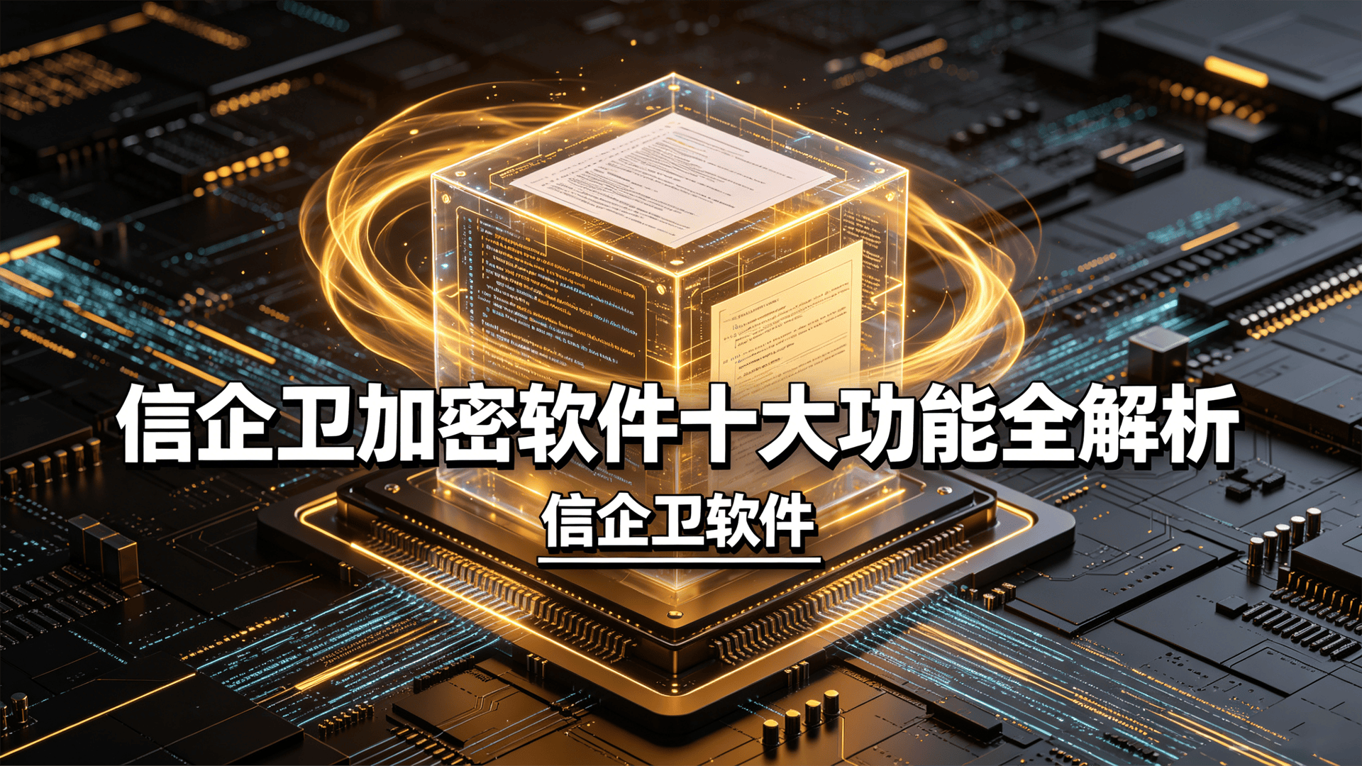 企业文档总被外发？试试信企卫加密软件这套方案，十大功能全解析