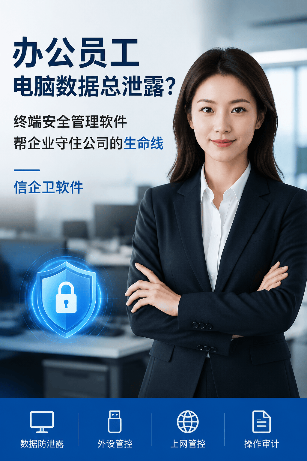 办公员工电脑数据总泄露？终端安全管理软件，帮企业守住公司的生命线