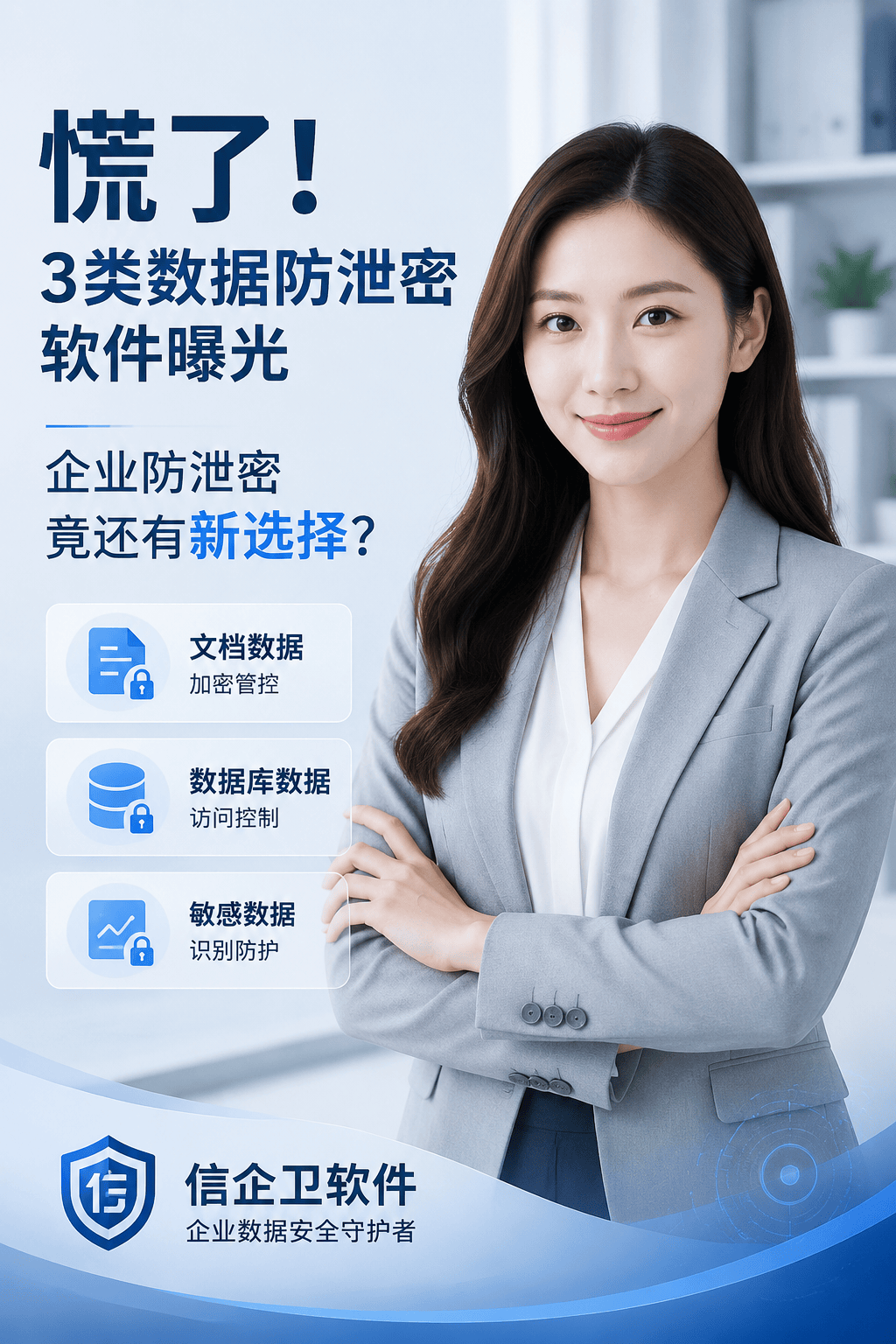 慌了！3类数据防泄密软件曝光，企业防泄密竟还有新选择？