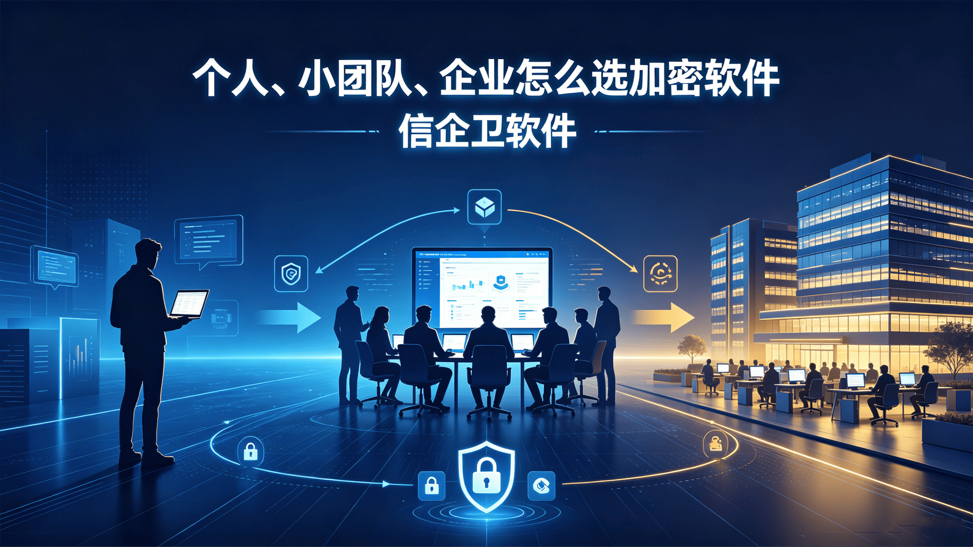 个人、小团队、企业怎么选加密软件？信企卫软件按规模推荐功能指南