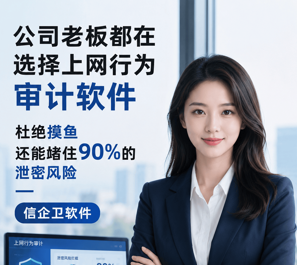 公司老板都在选择上网行为审计软件，杜绝摸鱼还能堵住9