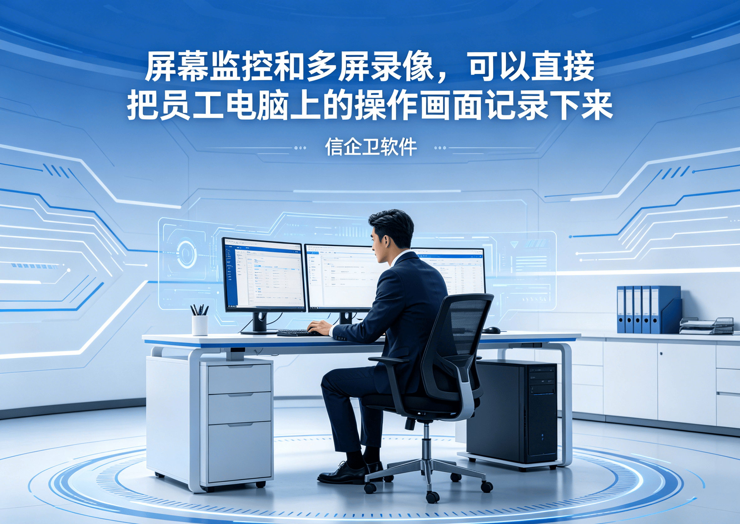 老板省心利器！8款员工电脑监控软件，多屏录像到U盘管控一步到