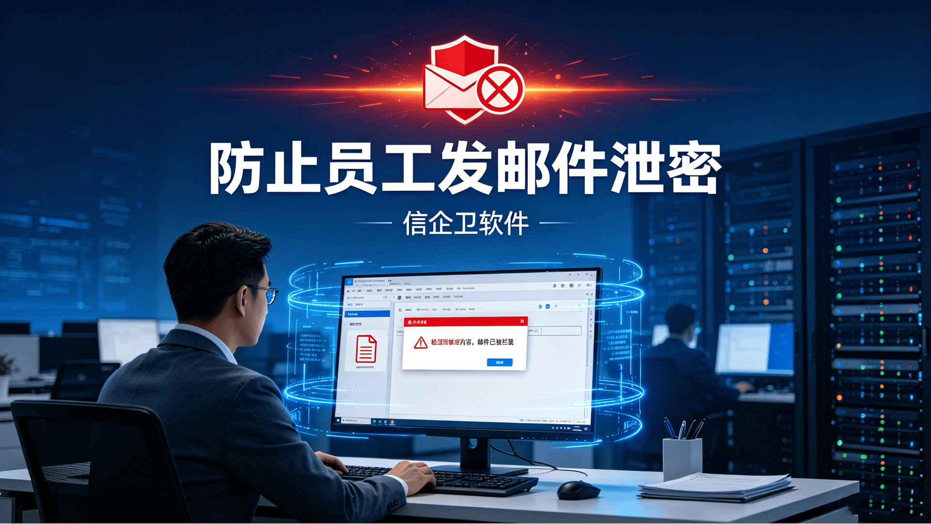 防止员工发邮件泄密？企业文档安全管理软件实时监控邮件附件，杜绝违规操作！