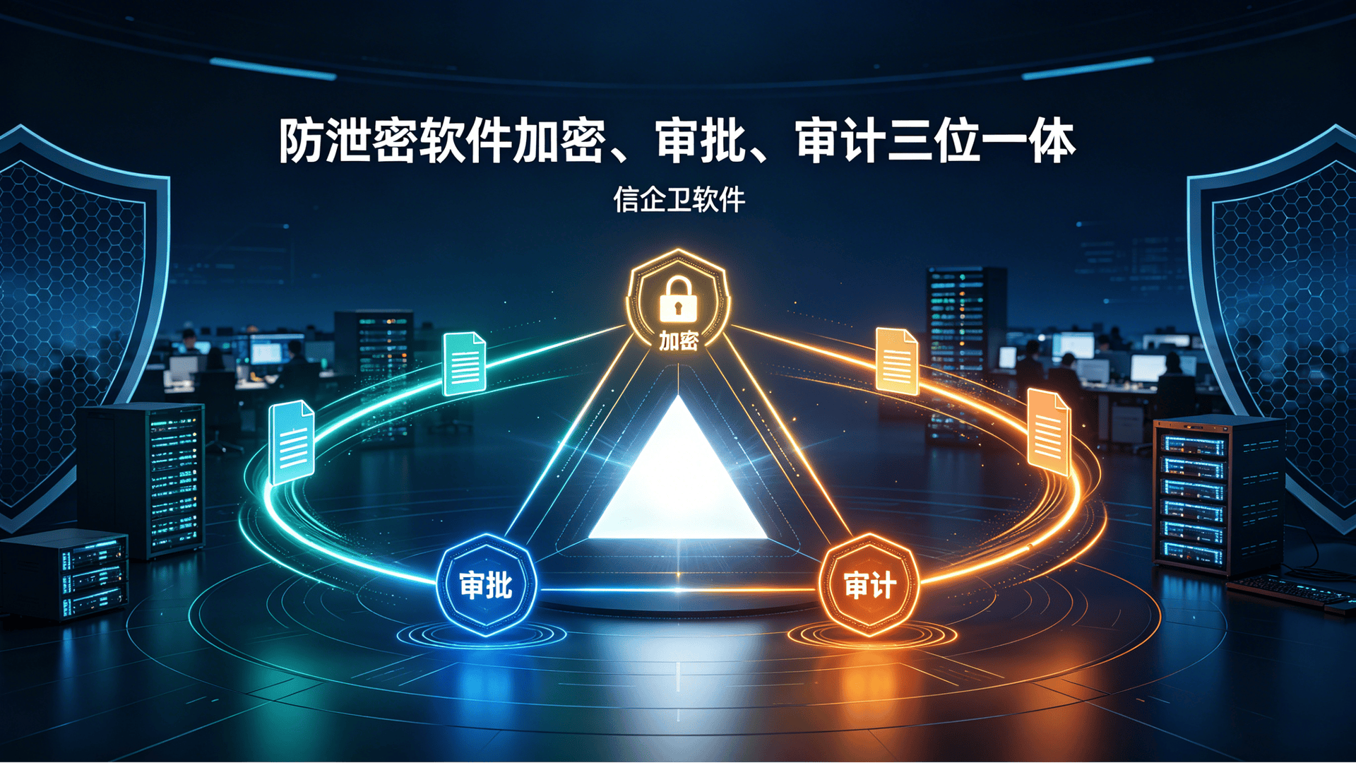企业文档安全管理？防泄密软件加密、审批、审计三位一体，守护信息资产！