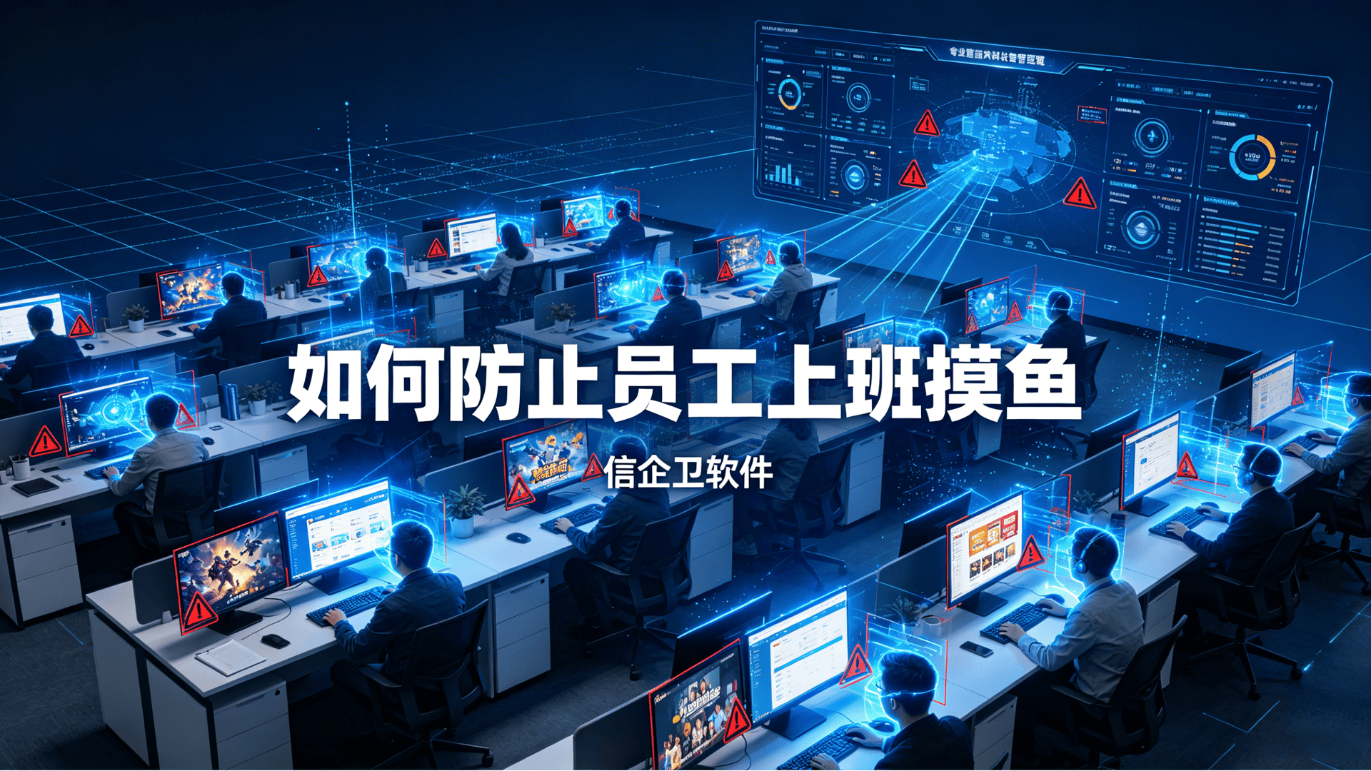 如何防止员工上班摸鱼？5款热门电脑实时屏幕管控系统分享，最新推荐