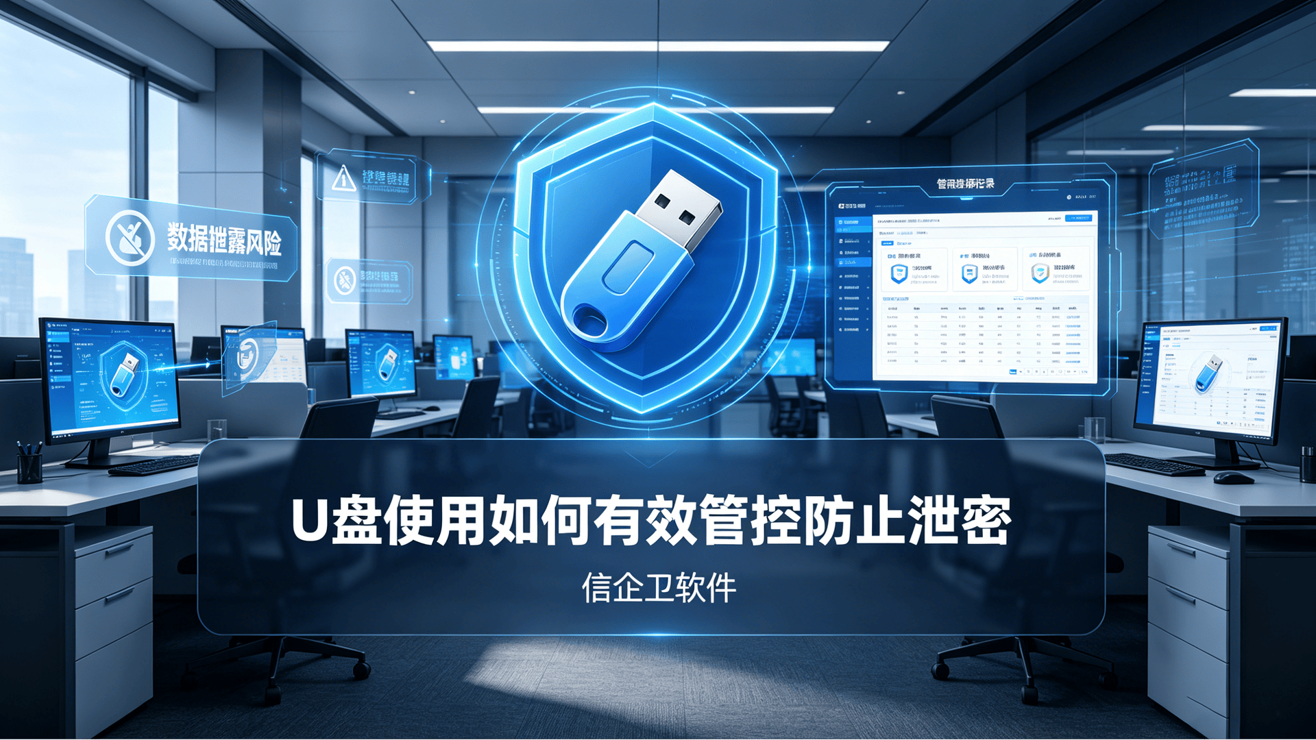 U盘使用如何有效管控防止泄密？3个简单好用的终端U盘管理系统