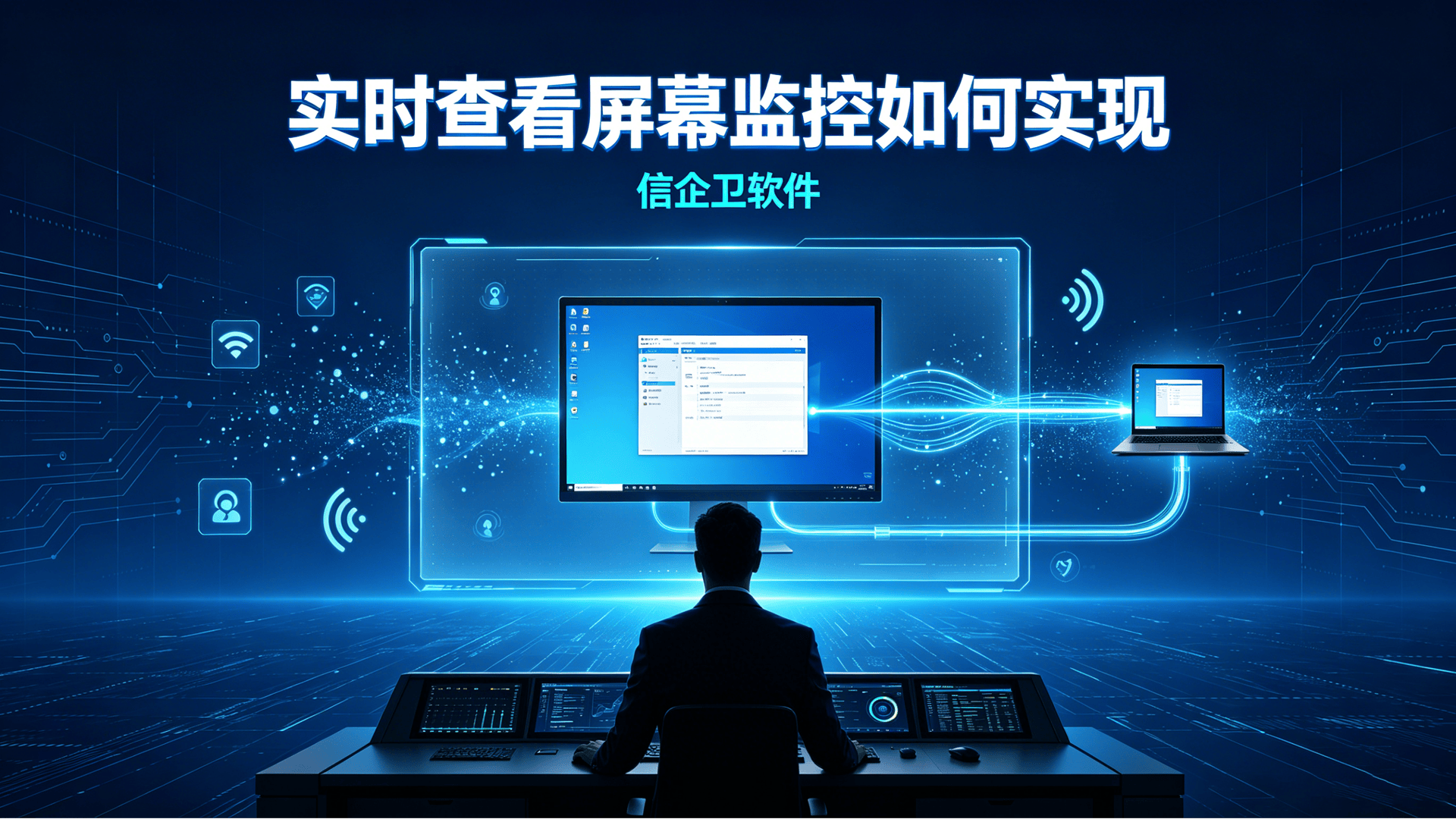实时查看屏幕监控如何实现？信企卫局域网监控软件功能详解