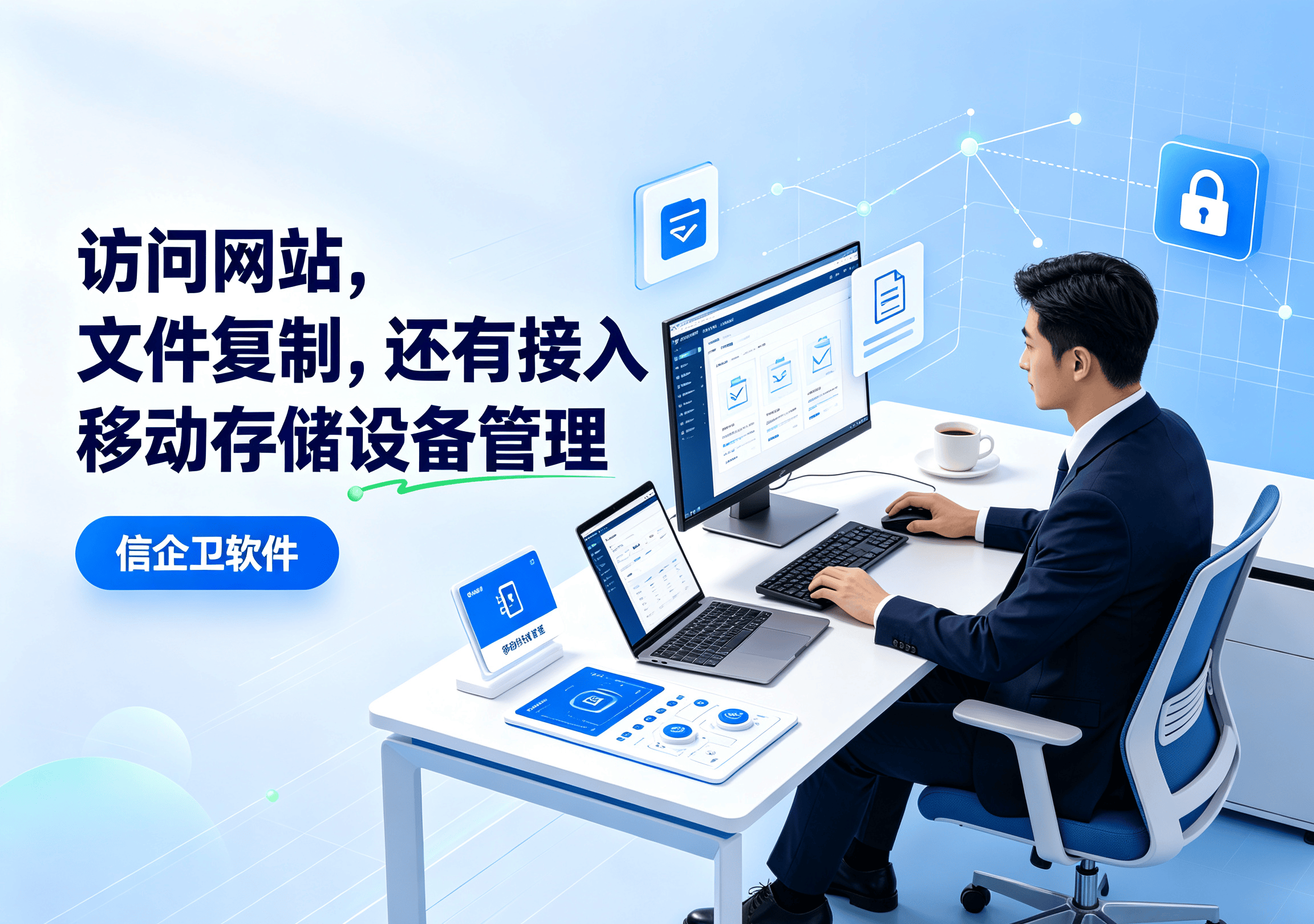 企业必备！7项终端安全管理软件，上网行为数据泄露全防控