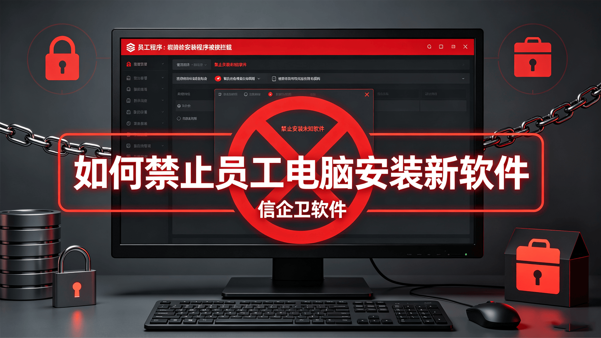 如何禁止员工电脑安装新软件？推荐5款员工行为管理软件，快码住！