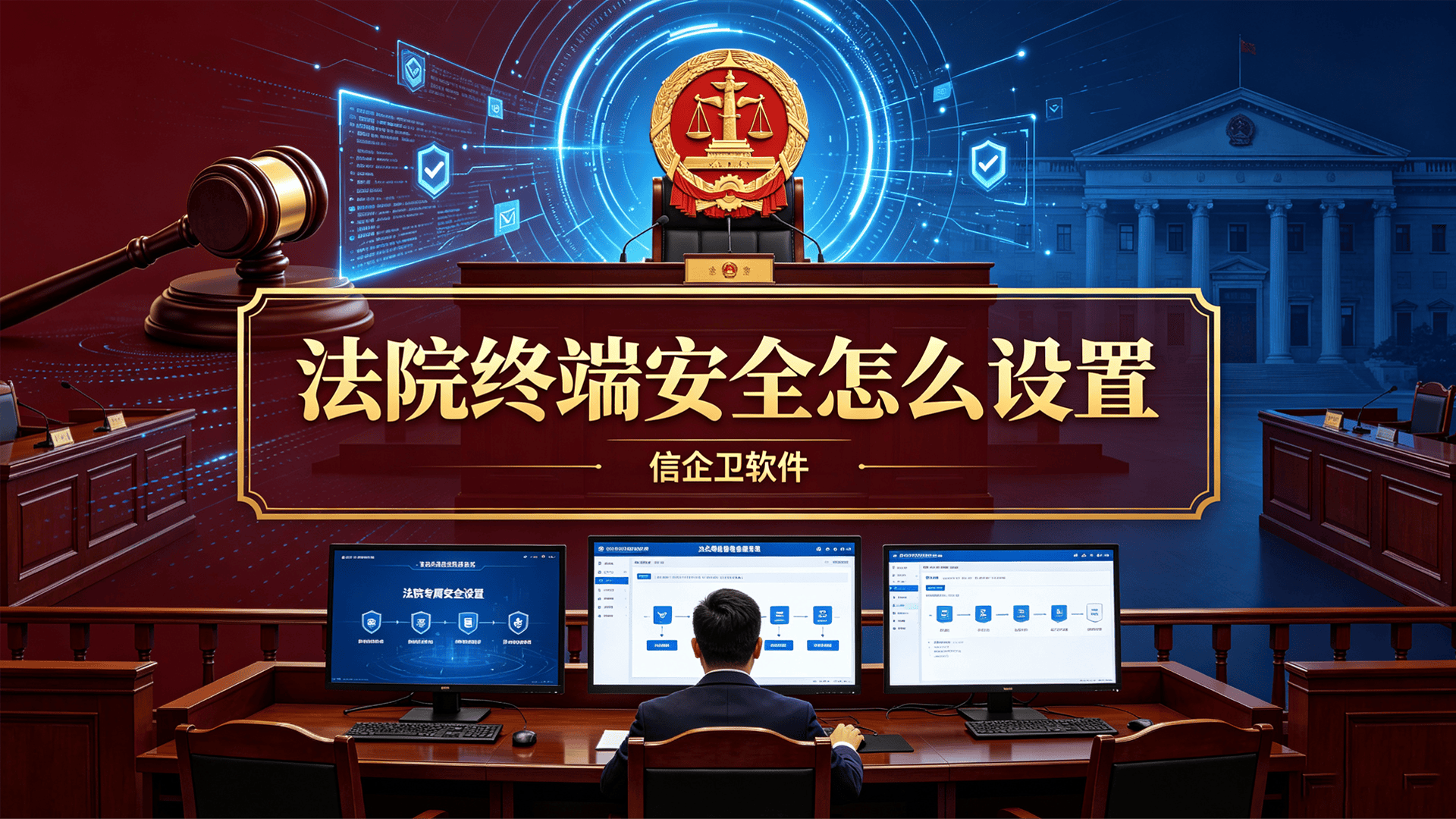 法院终端安全怎么设置？人民法院终端安全管理系统三大解决方案详解