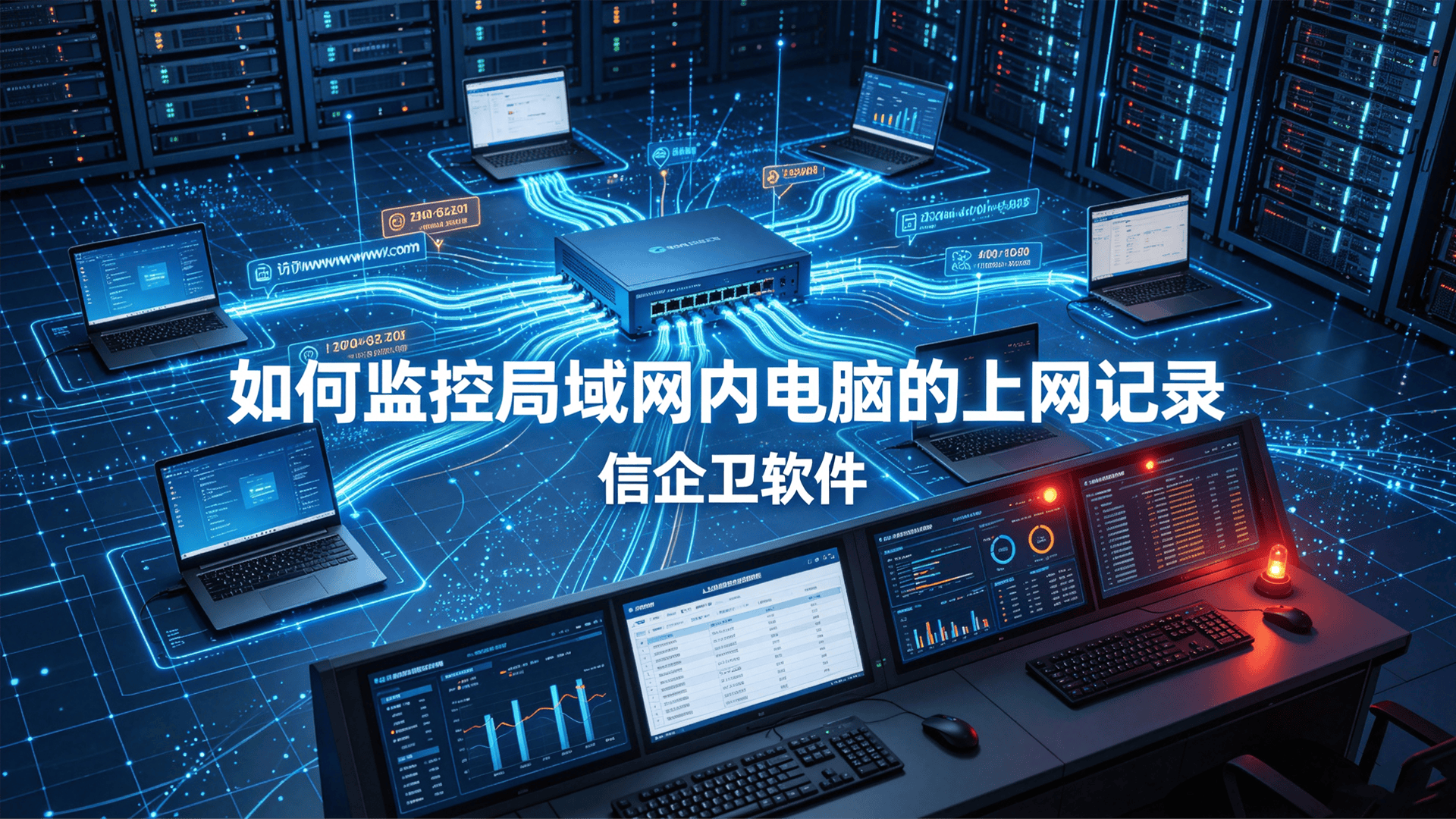 如何监控局域网内电脑的上网记录？信企卫软件提供四个方法超好用