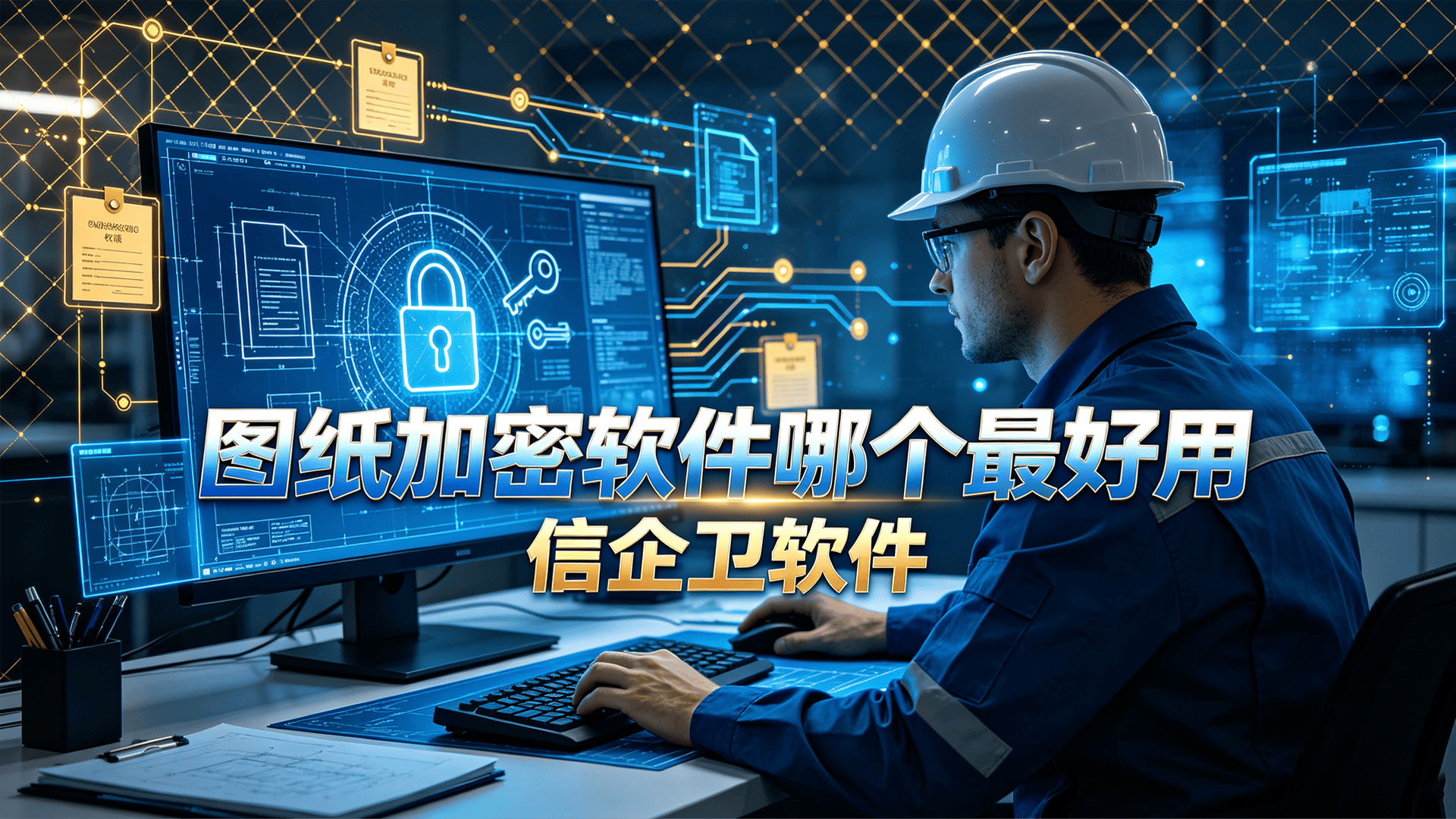 图纸加密软件哪个最好用？信企卫图纸加密软件助力企业做好数据安全
