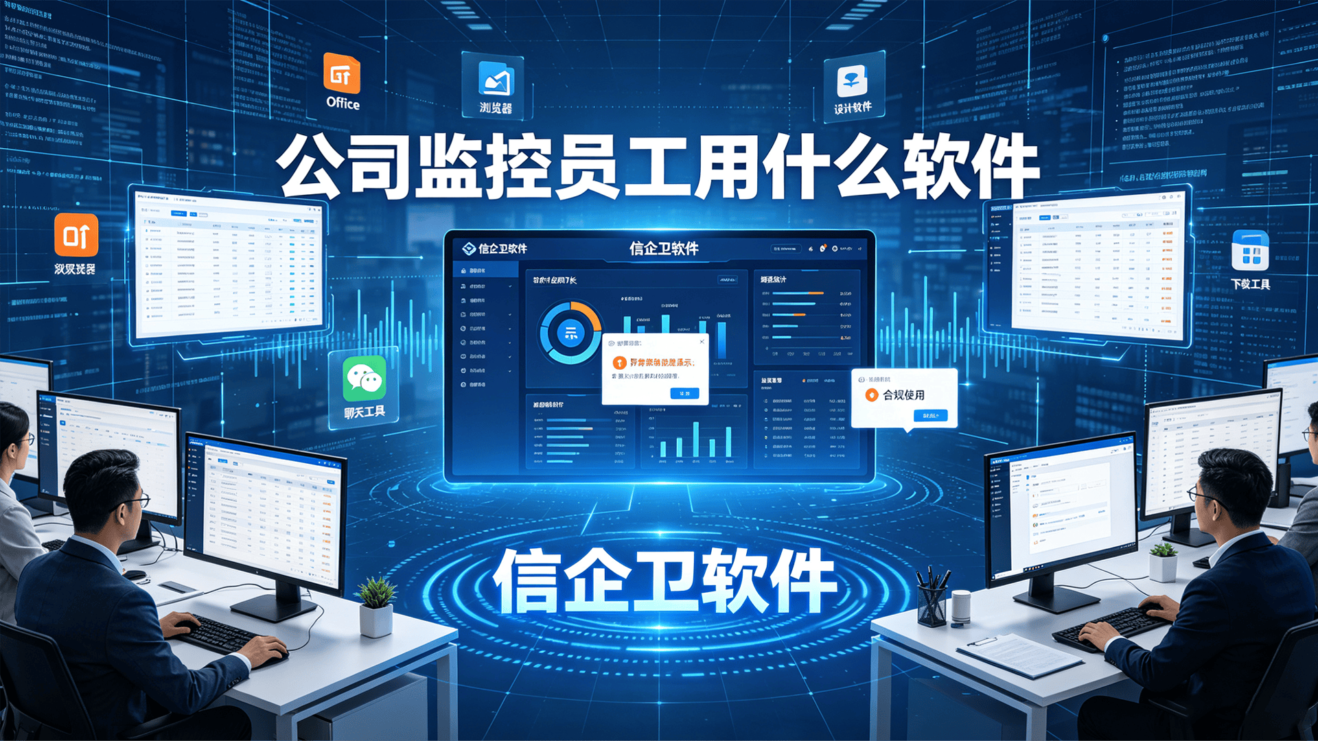 公司监控员工用什么软件？分享五个电脑监控软件原厂厂商，适合大规模部署