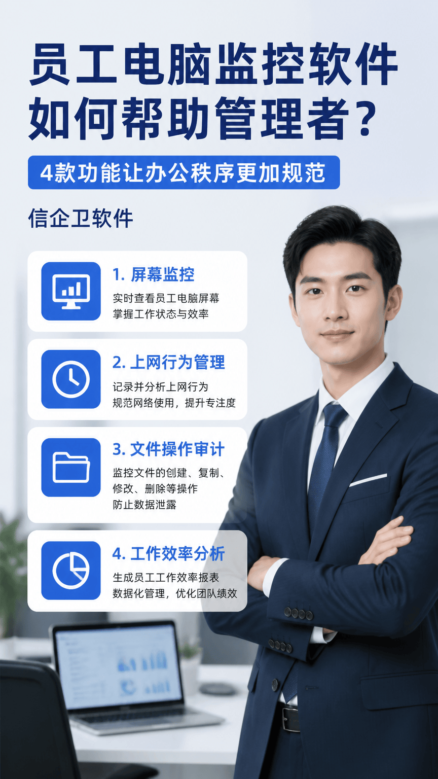 员工电脑监控软件如何帮助管理者？4款办公秩序更加规范，经验总