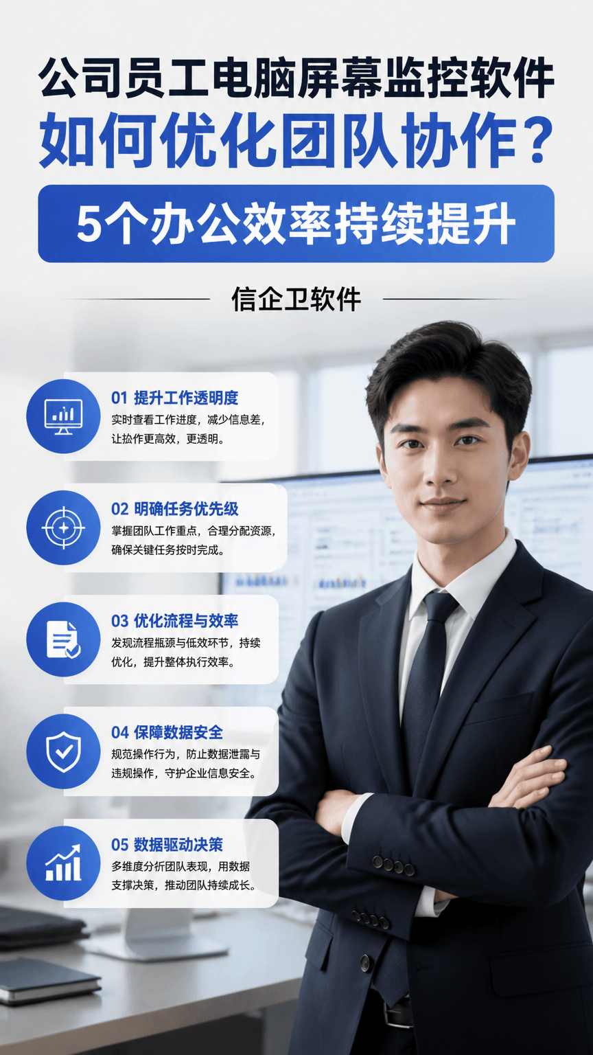 企业指南：公司员工电脑屏幕监控软件如何优化团队协作？5个办公