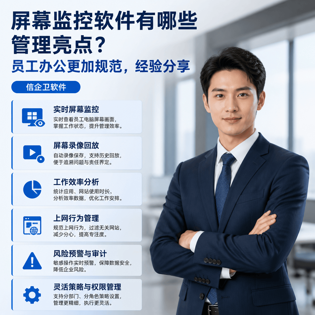 屏幕监控软件有哪些管理亮点？员工办公更加规范，经验分享