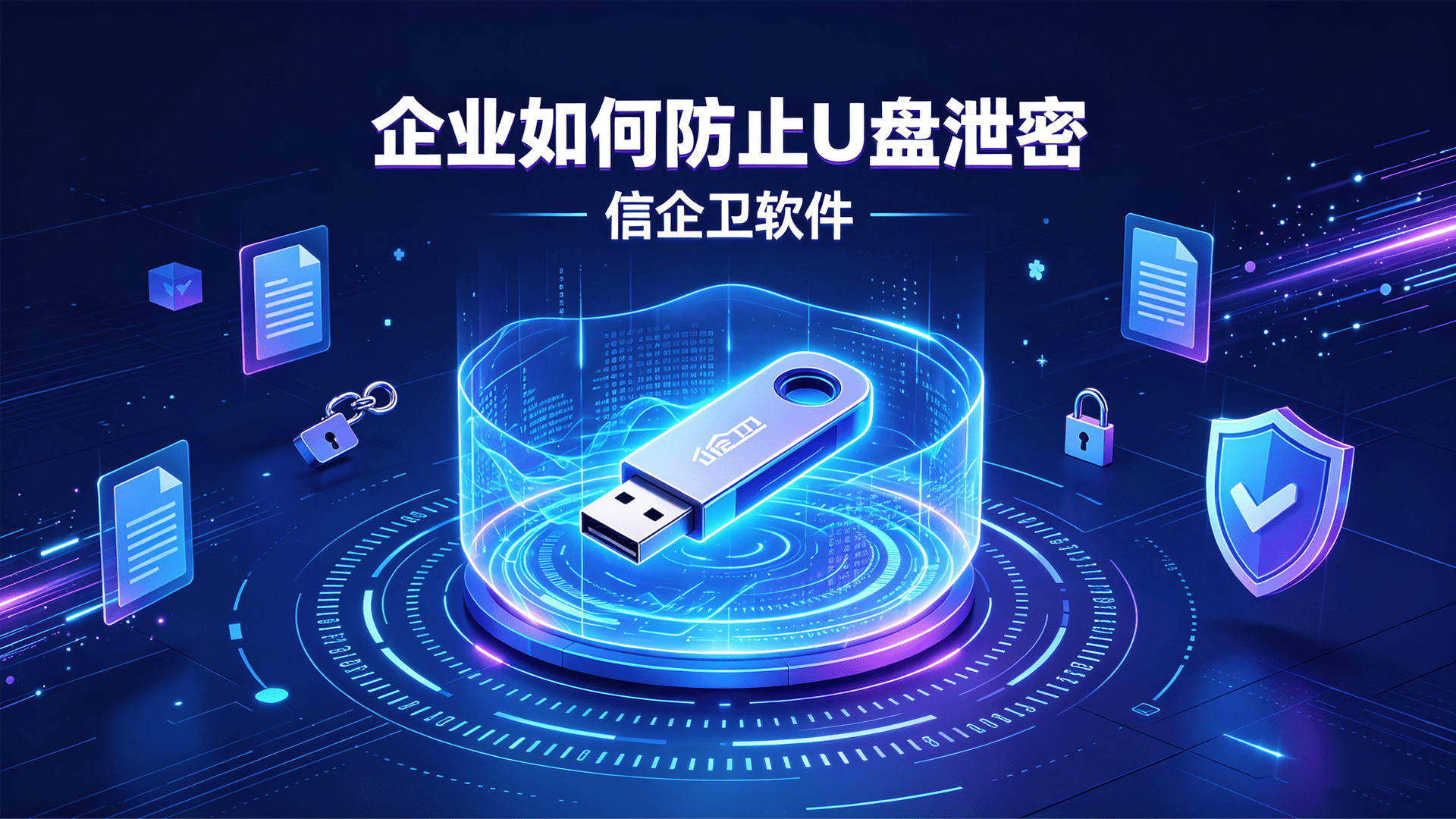 企业如何防止U盘泄密？信企卫软件5个超好用的防止U盘泄密的方法分享，亲测高效！