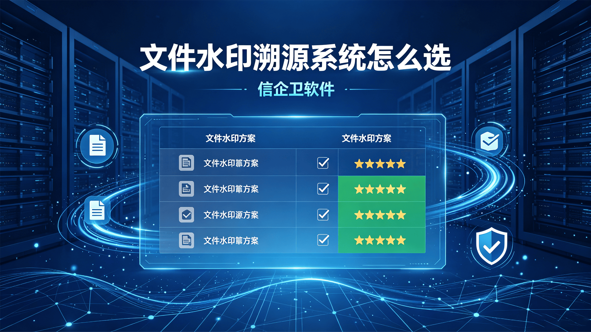 文件水印溯源系统怎么选？信企卫软件5个文件水印溯源系统方法分享，建议收藏！