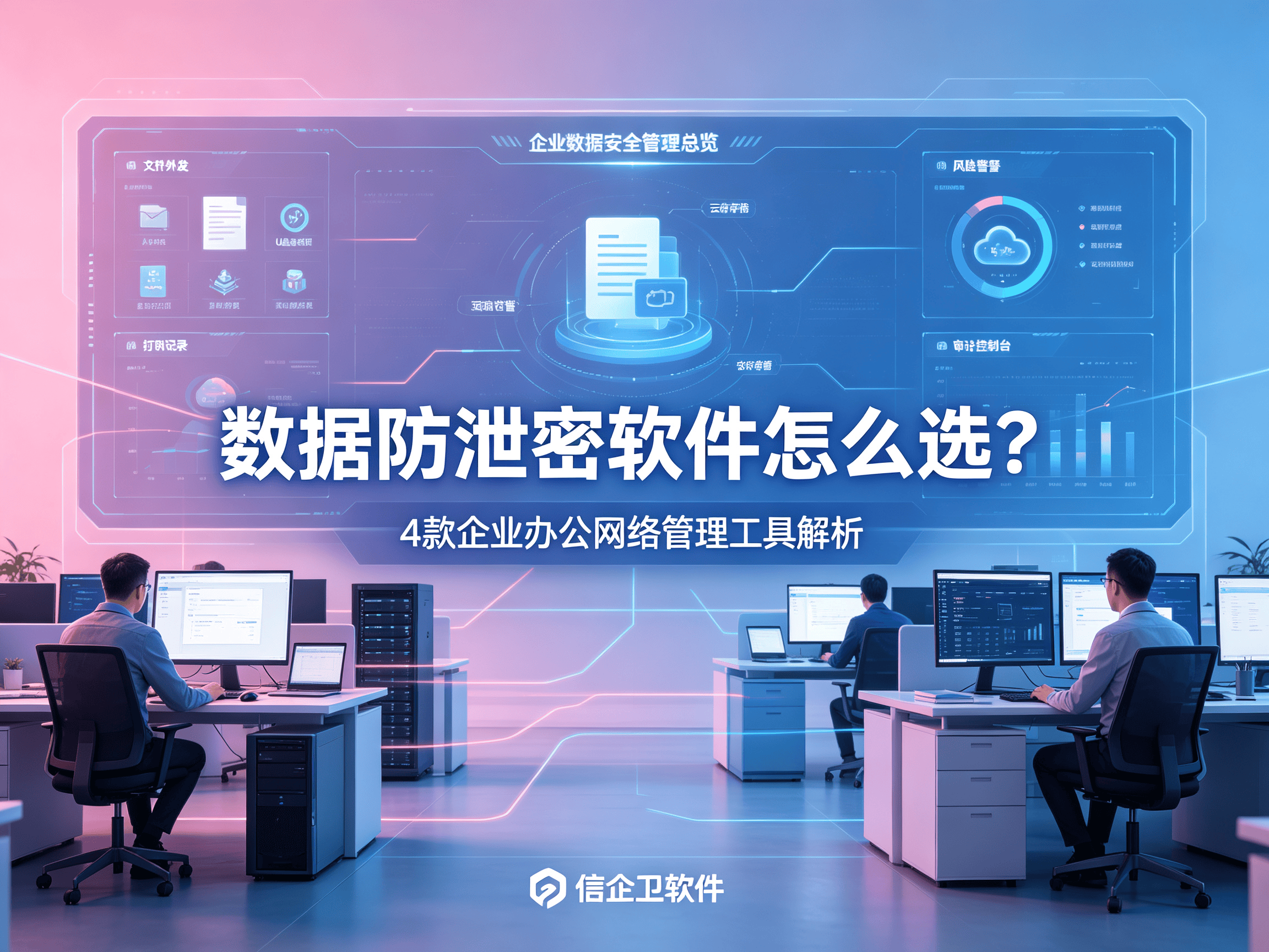数据防泄密软件怎么选？4款企业办公网络管理工具解析