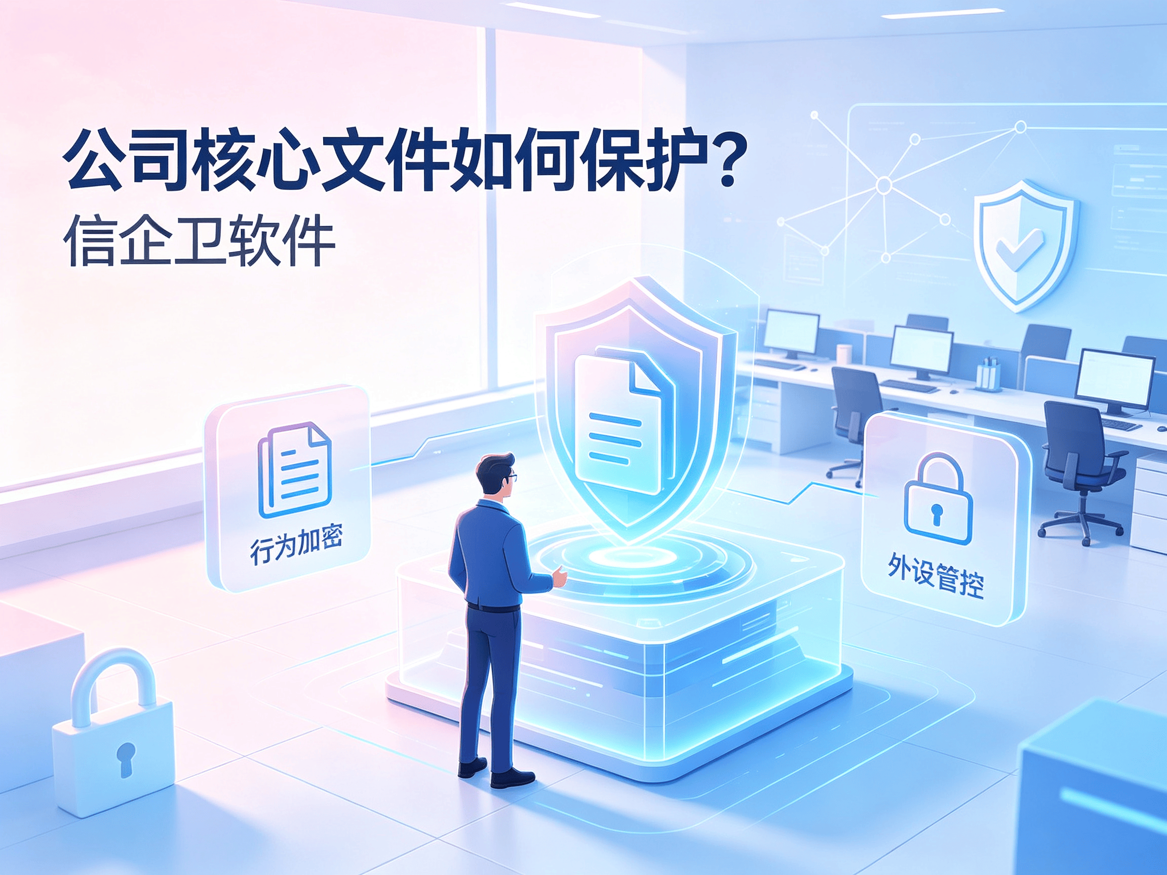 公司核心文件如何保护？信企卫文档加密、行为审计、外设管控软件
