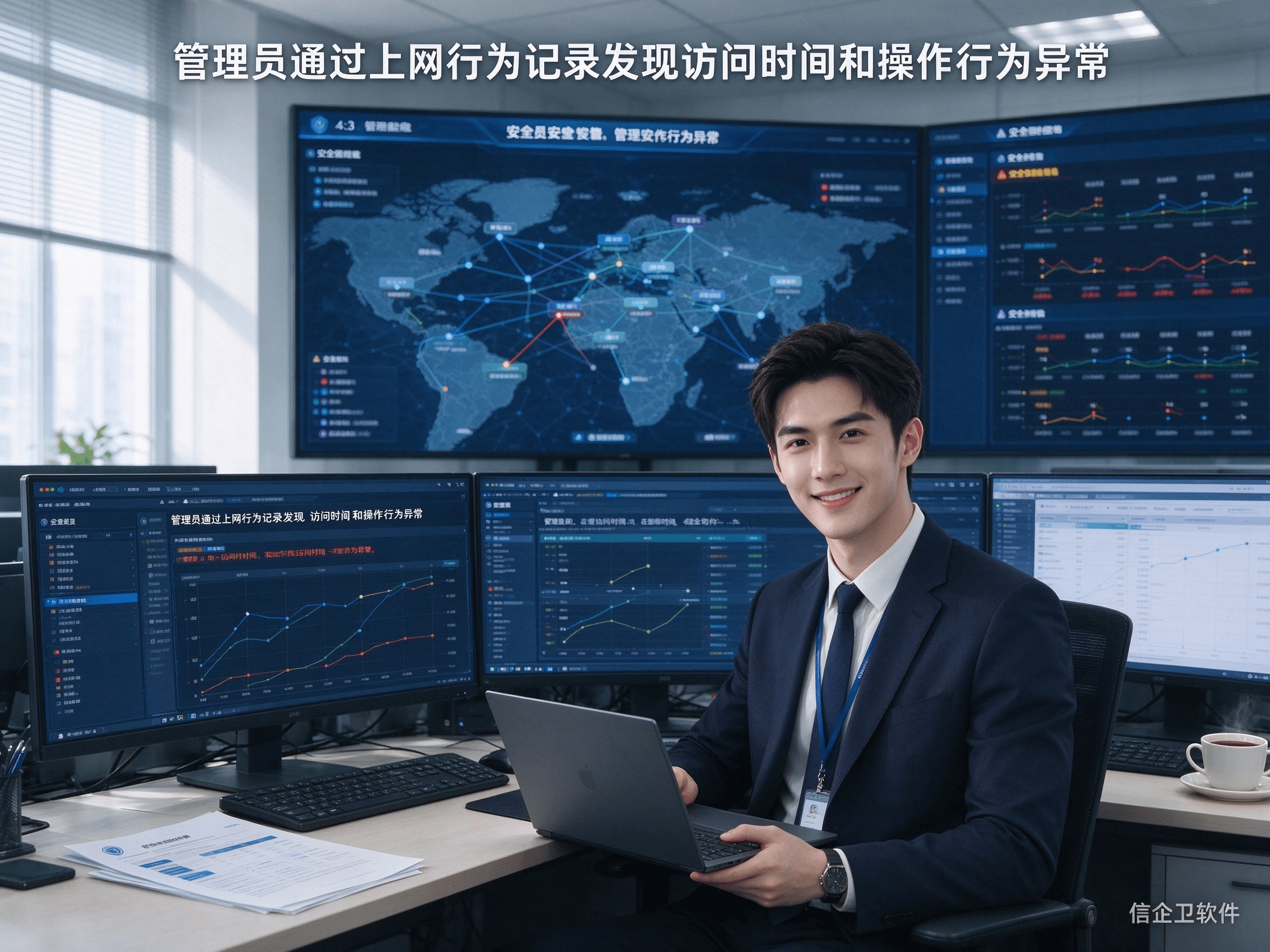 公司终端设备怎么做好安全防护？3款上网行为监控软件加强管理