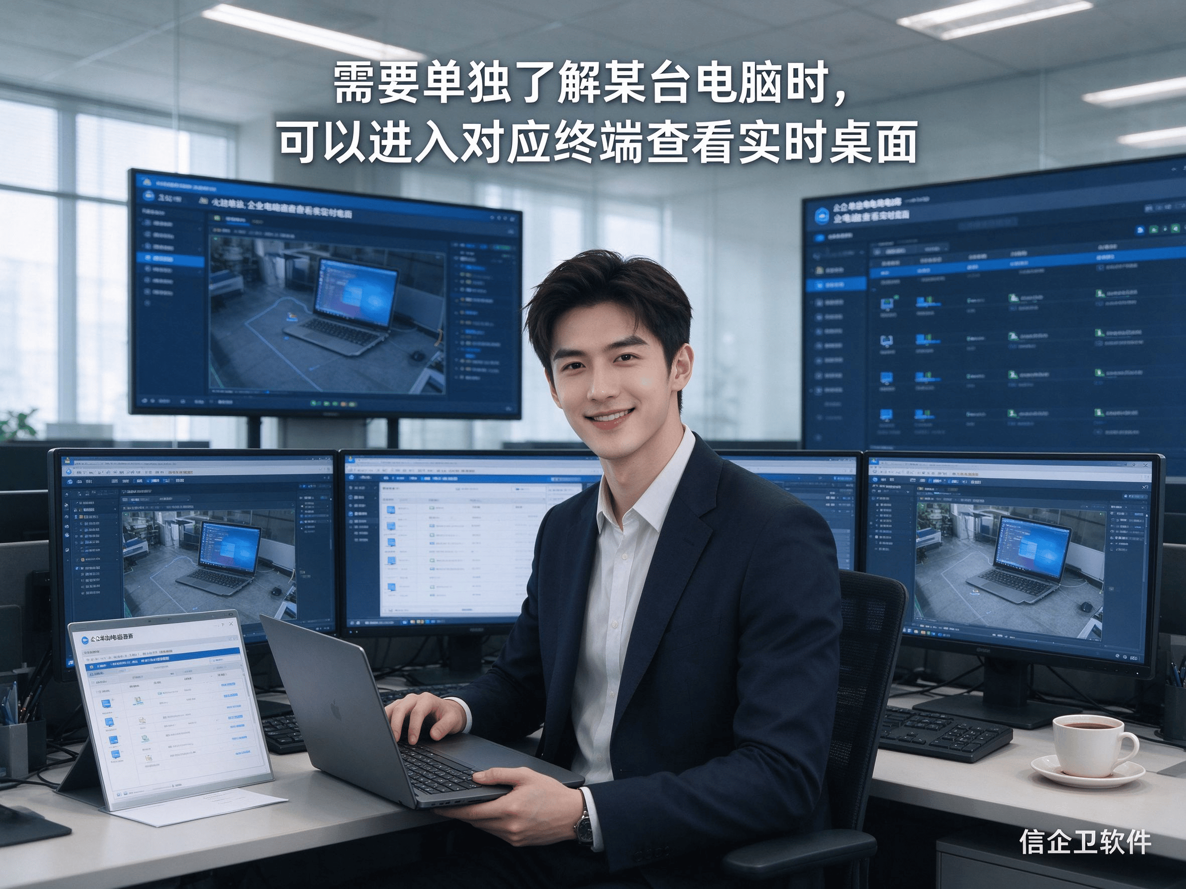 电脑屏幕怎么实时查看?精选4款屏幕监控软件,2026热门功能