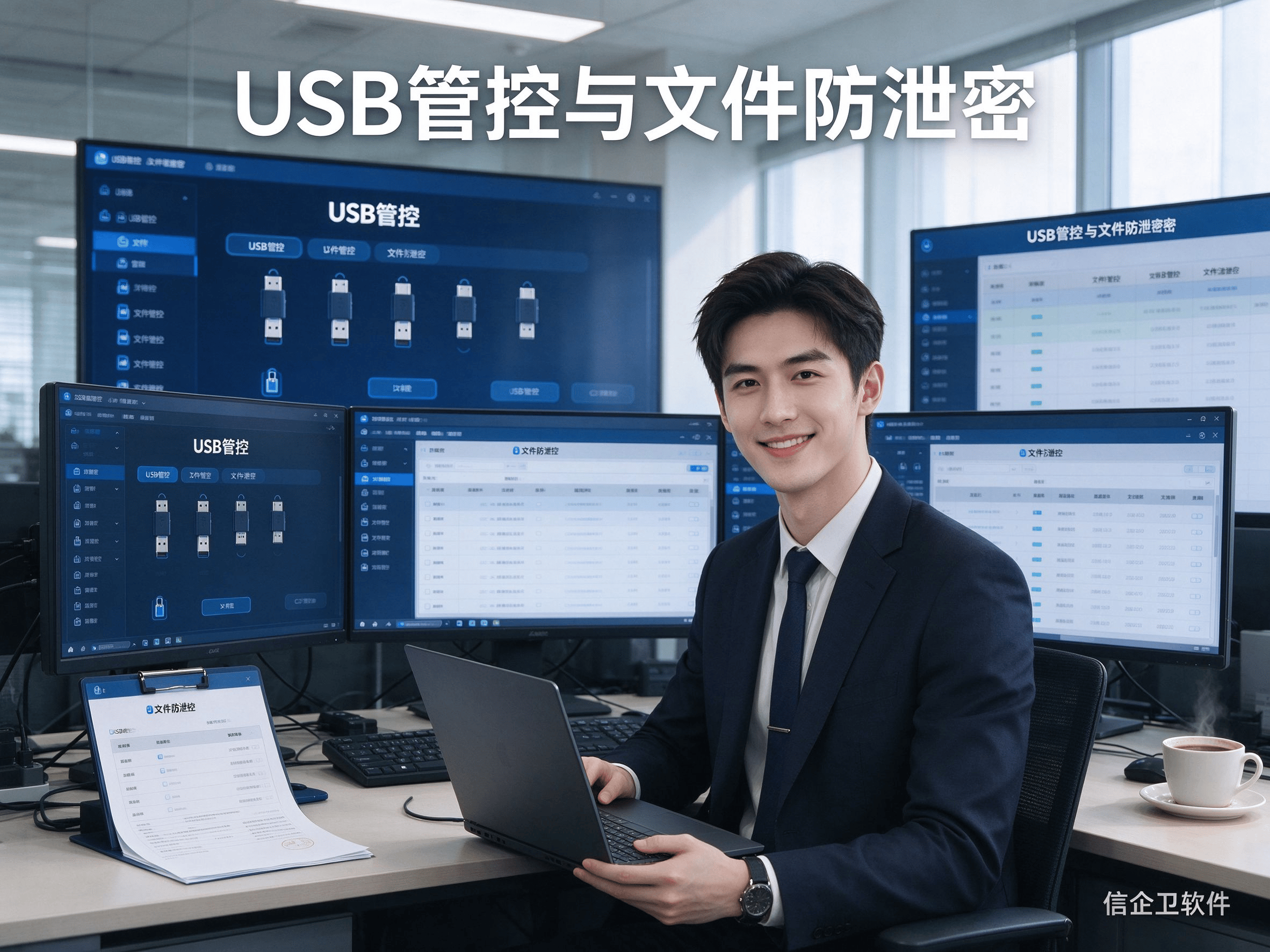 U盘文件拷贝怎么限制?推荐4款USB管理软件,企业数据安全管