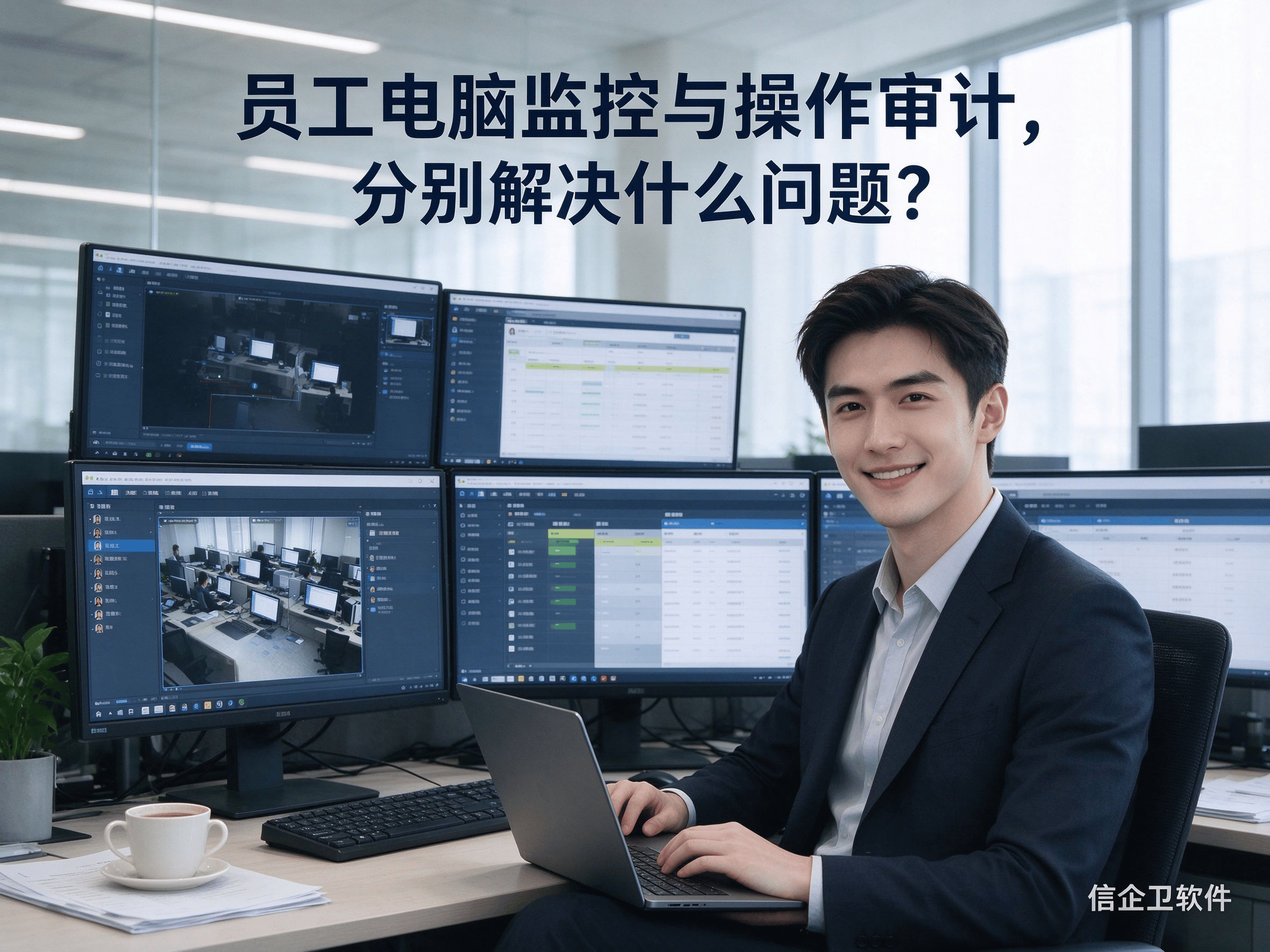企业数据安全如何从终端抓起？员工电脑监控软件与操作审计管理方案