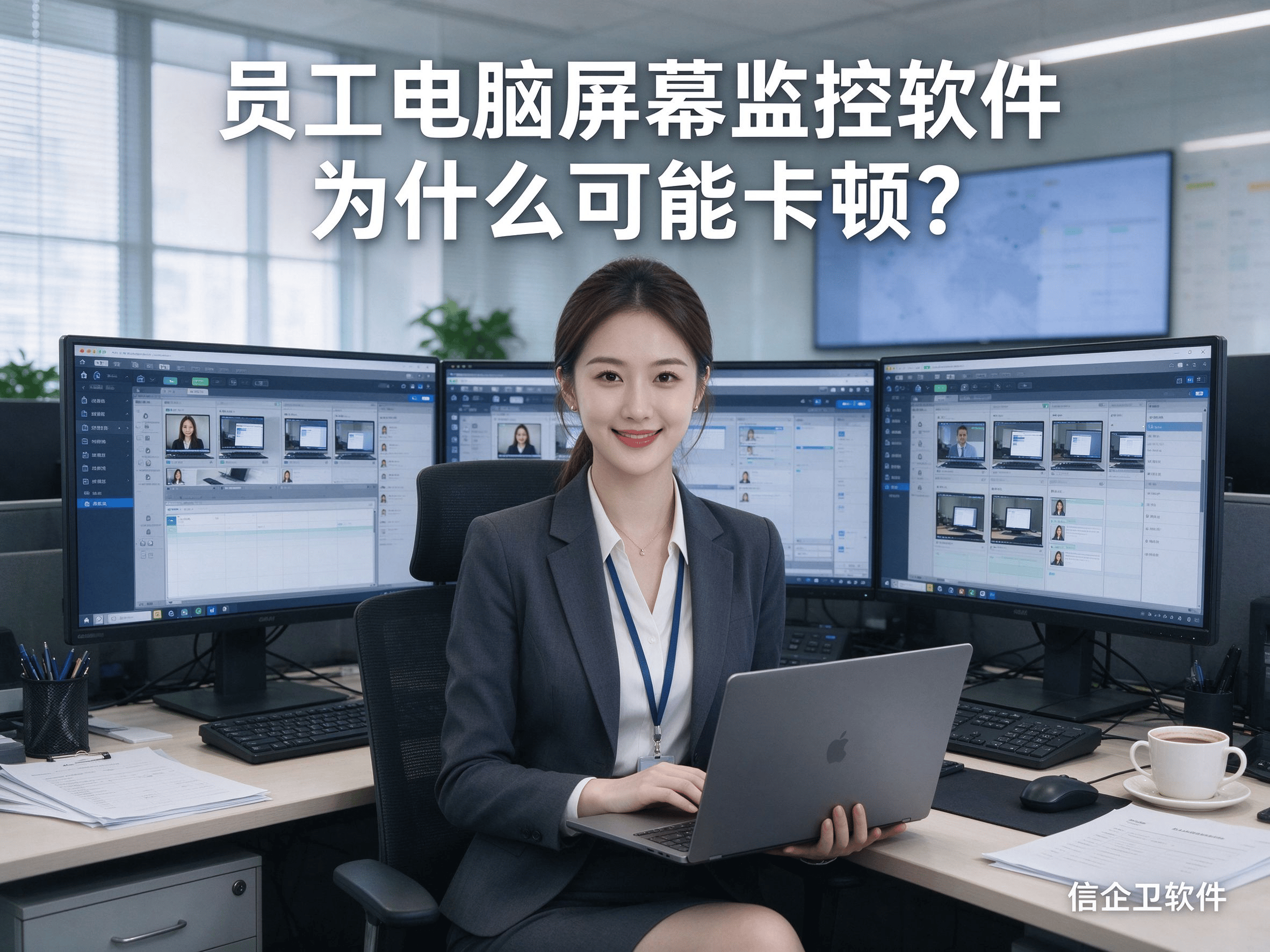 公司员工电脑屏幕监控软件会不会卡电脑？4款企业加密软件选型技巧