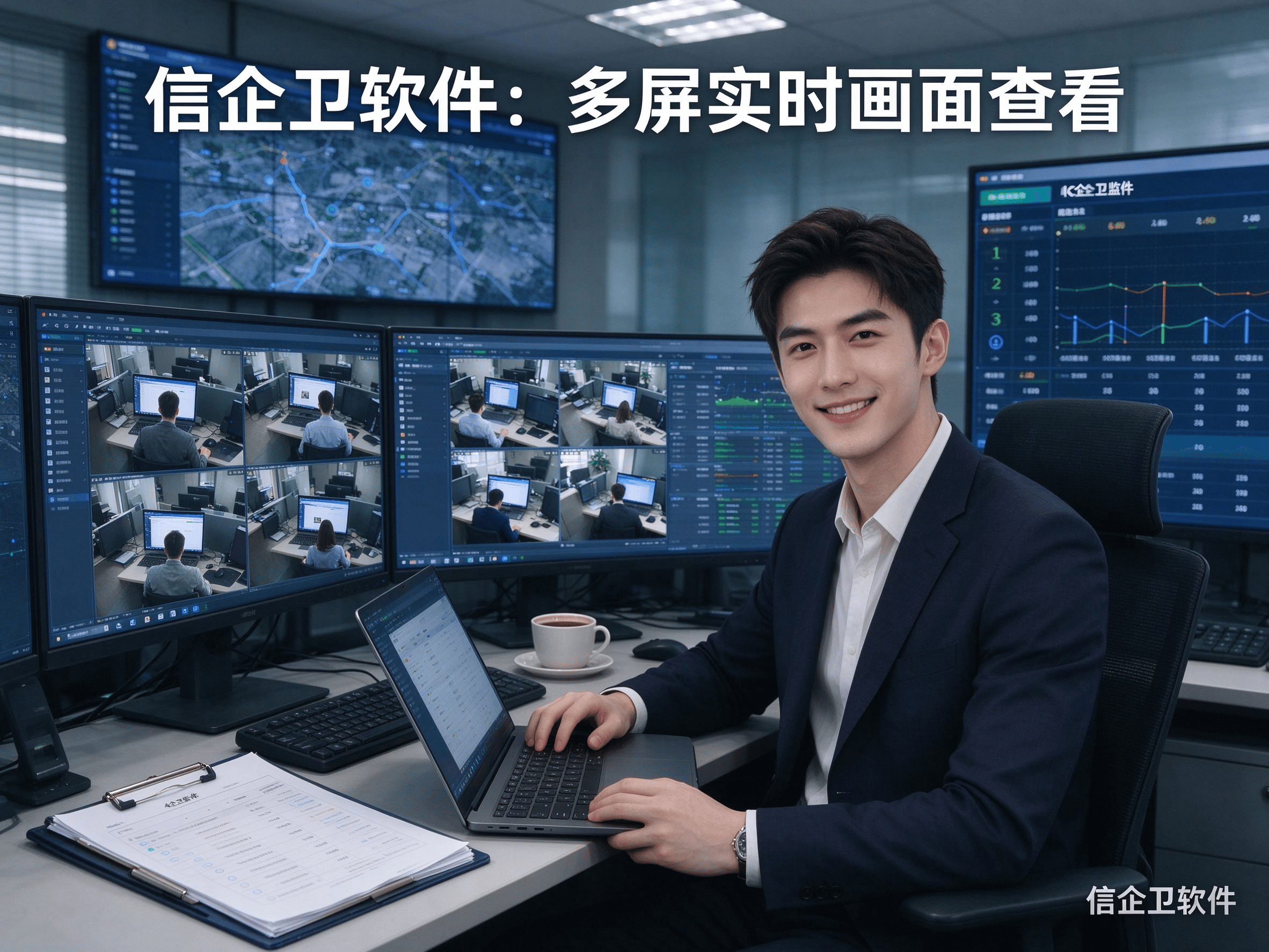 电脑屏幕监控怎么实现？6种实时画面查看方法，企业管理参考